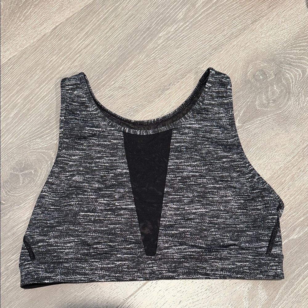VSX Sport Gray and Black Sports Bra